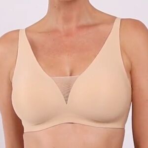 Knix Beige Wireless Bra